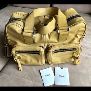 Chloé Large Noir Lave Soft Leather Satchel